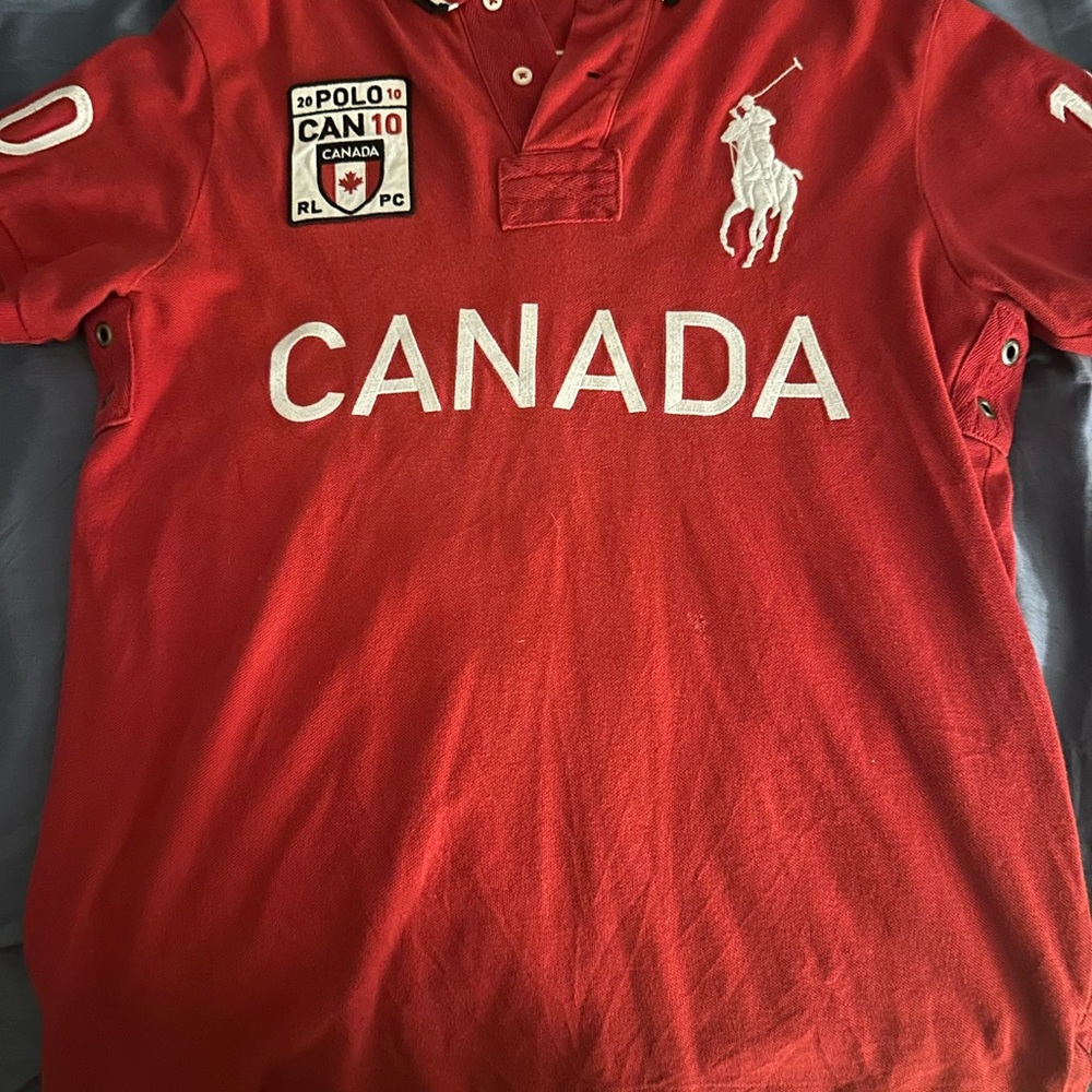 Ralph Lauren Red Canada Polo